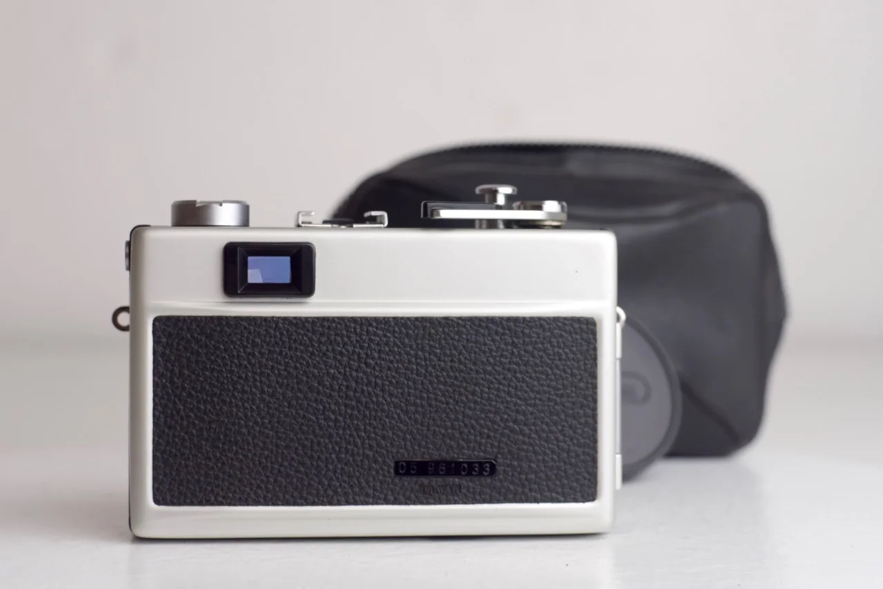 Ricoh 500 G 35mm Film Rangefinder Camera with Case and Cap - Fully